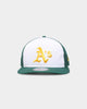 New Era Oakland Athletics 'Team Two-Tone' Prolight Old Golfer Trucker Snapback White/OTC