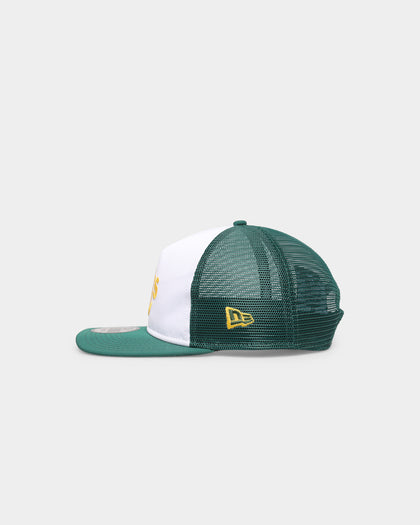 New Era Oakland Athletics 'Team Two-Tone' Prolight Old Golfer Trucker Snapback White/OTC