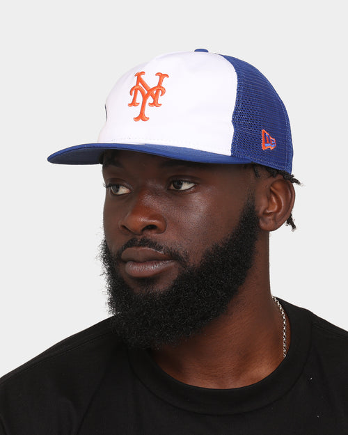 New Era New York Mets 'Team Two-Tone' Prolight Old Golfer Trucker Snapback White/OTC