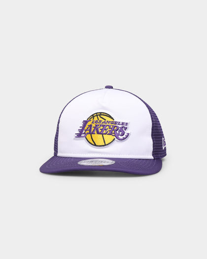 New Era Los Angeles Lakers 'Team Two-Tone' Prolight Old Golfer Trucker Snapback White/OTC