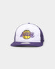 New Era Los Angeles Lakers 'Team Two-Tone' Prolight Old Golfer Trucker Snapback White/OTC
