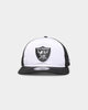 New Era Las Vegas Raiders 'Team Two-Tone' Prolight Old Golfer Trucker Snapback White/OTC