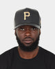 New Era Pittsburgh Pirates "Black Tan PU Leather" 9FORTY K-Frame Snapback Black/Tan