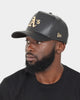New Era Oakland Athletics "Black Tan PU Leather" 9FORTY K-Frame Snapback Black/Tan