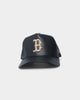 New Era Boston Red Sox "Black Tan PU Leather" 9FORTY K-Frame Snapback Black/Tan