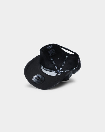 New Era Boston Red Sox "Black Tan PU Leather" 9FORTY K-Frame Snapback Black/Tan