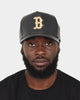 New Era Boston Red Sox "Black Tan PU Leather" 9FORTY K-Frame Snapback Black/Tan