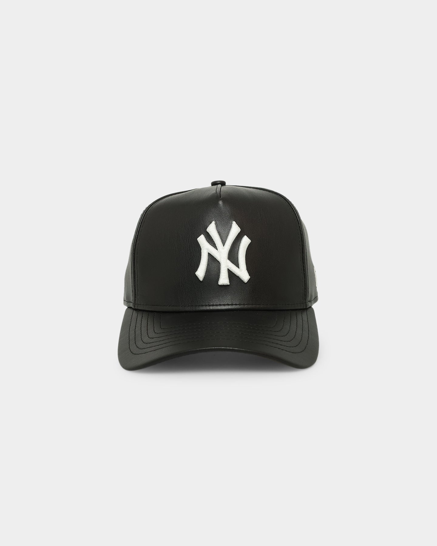 New Era New York Yankees 'PU Leather' 9FORTY K-Frame Strapback