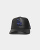 New Era Los Angeles Dodgers 'PU Leather' 9FORTY K-Frame Strapback Black Leather