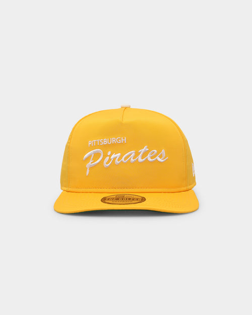 New Era Pittsburgh Pirates 'OTC Chrome Prolight' Golfer Snapback Yellow