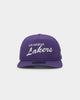 New Era Los Angeles Lakers 'OTC Chrome Prolight' Golfer Snapback Purple