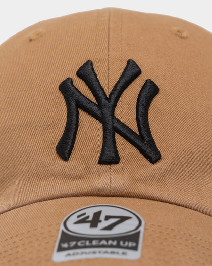 47 Brand New York Yankees '47 Clean Up Strapback Camel