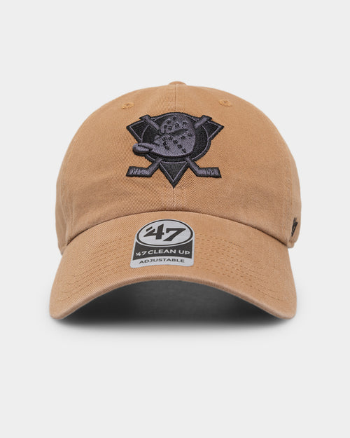 47 Brand Anaheim Ducks '47 Clean Up Strapback Camel