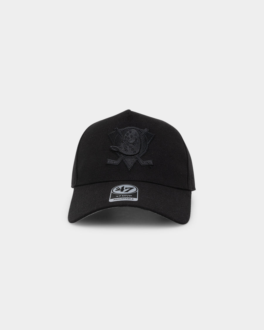 47Brand Anaheim Ducks MVP Black Snapback Casquette – NHL Hockey sur glace
