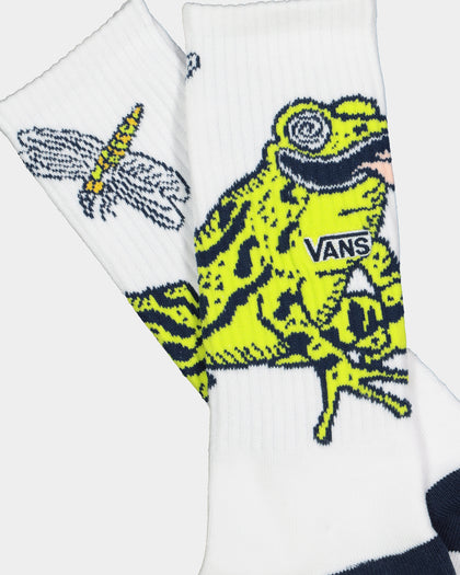 Vans Bruns Crew Socks White