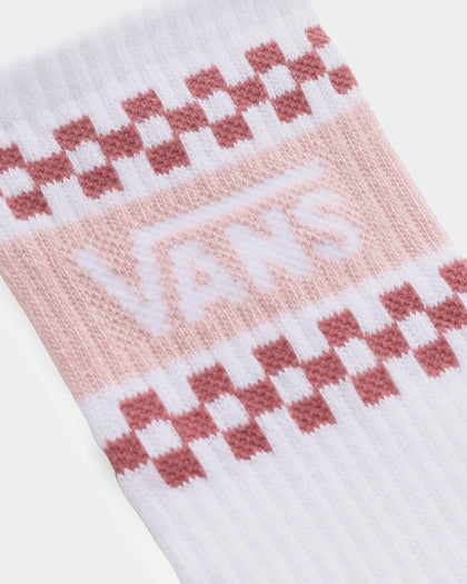 Vans Women's Girl Gang Crewcut Socks 6.5-10 Rose Smoke