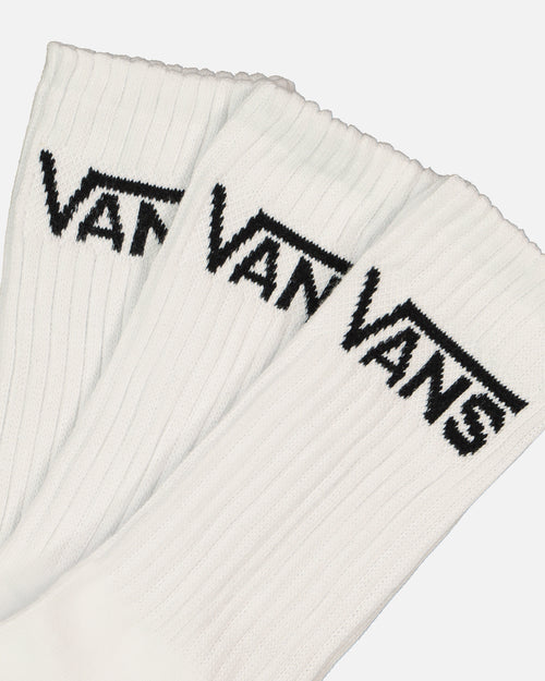 Vans Classic Crewcut Socks 6.5-9 3 Pack White