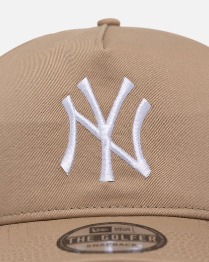 New Era New York Yankees Old Golfer Snapback Tumbleweed/White