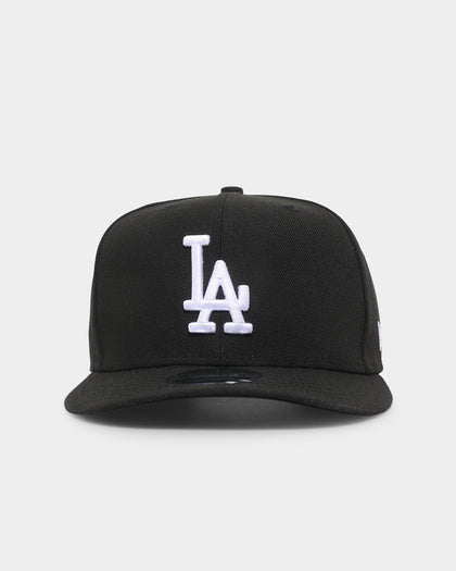New Era Los Angeles Dodgers Core 9FIFTY High-Crown Retro Pre-Curved Snapback Black/White