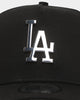 New Era Los Angeles Dodgers 'Metal Badge' 9FORTY K-Frame Snapback Black/Silver