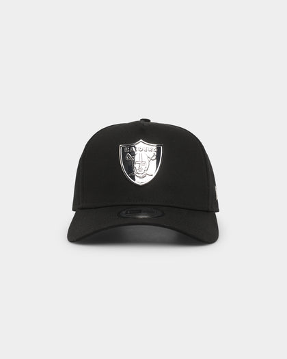 New Era Las Vegas Raiders 'Metal Badge' 9FORTY K-Frame Snapback Black/Silver