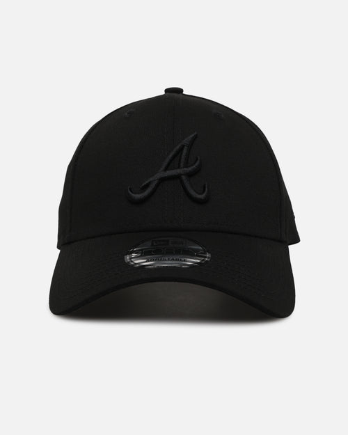 New Era Atlanta Braves 'Black On Black' 9FORTY Casual Strapback Black/Black