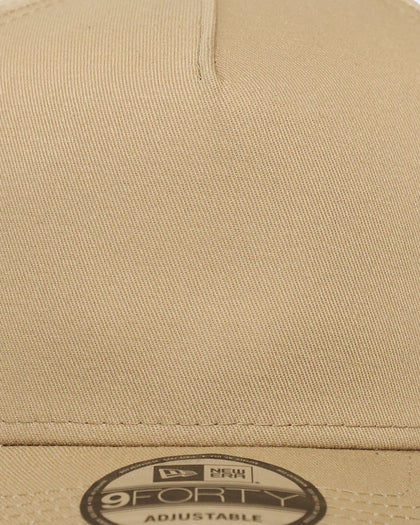 New Era 9FORTY A-Frame Snapback Tumbleweed/White