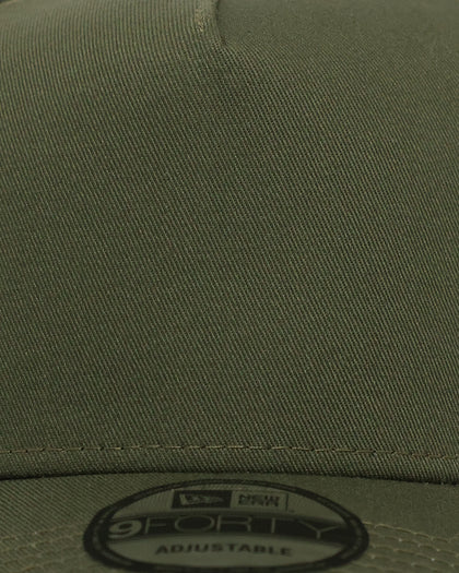 New Era 9FORTY A-Frame Snapback Olive/Black