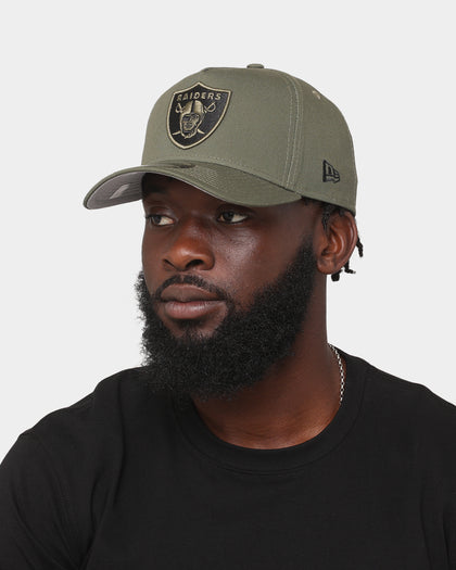 New Era Las Vegas Raiders 'Olive/Grey Undervisor' 9FORTY A-Frame Snapback Olive/Black