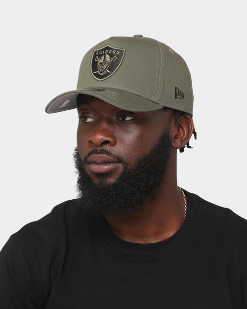 New Era Las Vegas Raiders 'Olive/Grey Undervisor' 9FORTY A-Frame Snapback Olive/Black