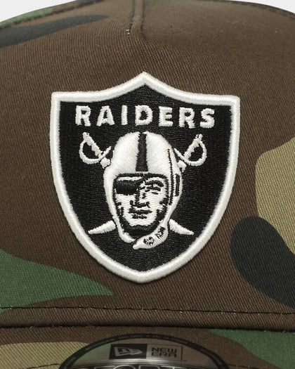 New Era Las Vegas Raiders 'Core Camo' 9FORTY A-Frame Snapback Camo/White