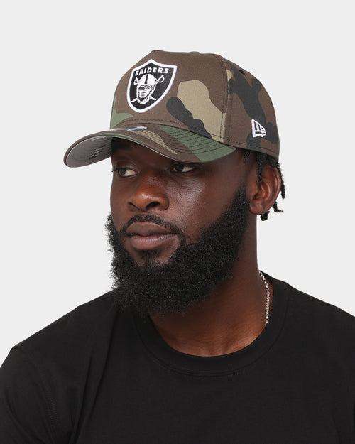 New Era Las Vegas Raiders 'Core Camo' 9FORTY A-Frame Snapback Camo/White