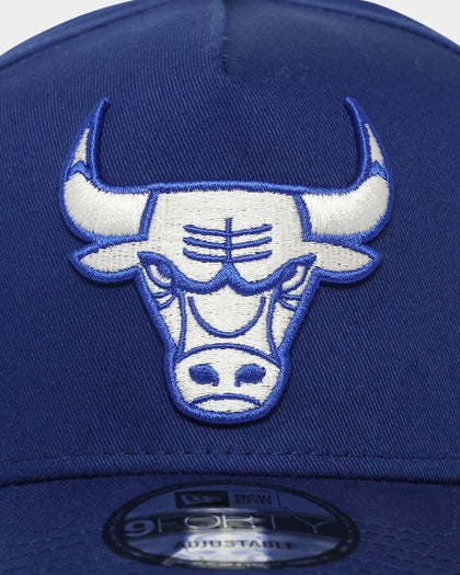 New Era Chicago Bulls 'Royal/Grey Undervisor' 9FORTY A-Frame Snapback Royal/White