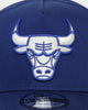 New Era Chicago Bulls 'Royal/Grey Undervisor' 9FORTY A-Frame Snapback Royal/White