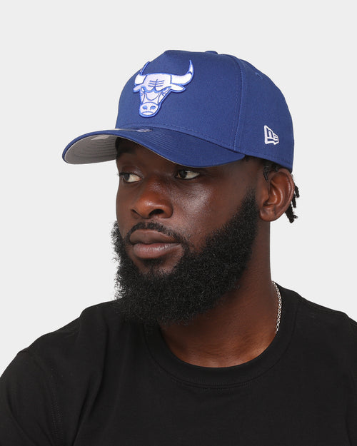 New Era Chicago Bulls 'Royal/Grey Undervisor' 9FORTY A-Frame Snapback Royal/White