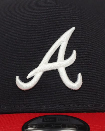 New Era Atlanta Braves 'Core Team' 9FORTY A-Frame Snapback Original Team Colour