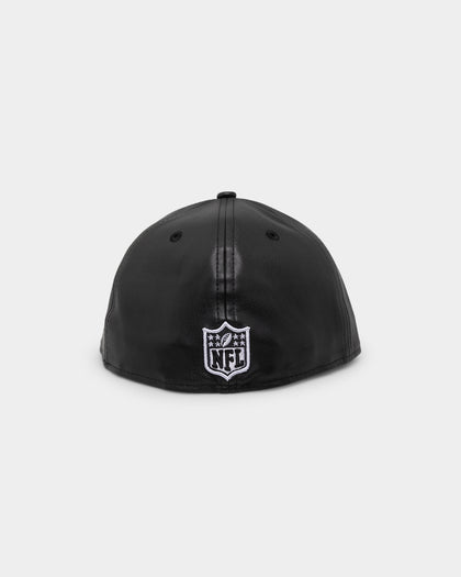 New Era Las Vegas Raiders 'Core PU Leather' 59FIFTY Fitted Black/White