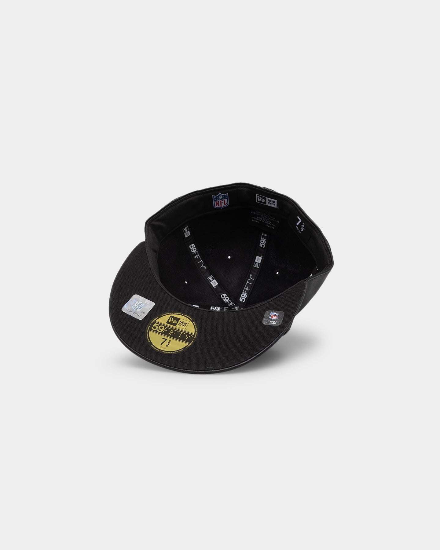 New Era Las Vegas Raiders 'Core PU Leather' 59FIFTY Fitted Black