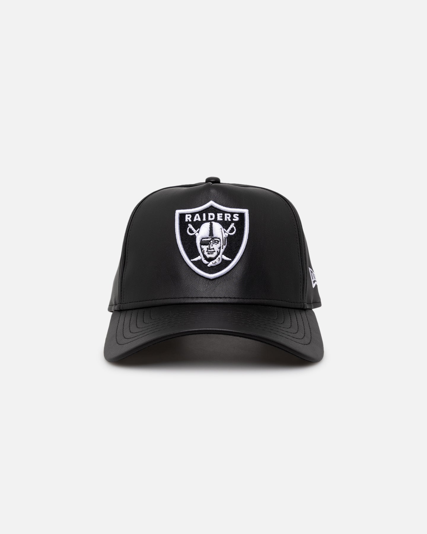 New Era Las Vegas Raiders 'PU Leather' 9FORTY K-Frame Strapback