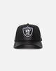 New Era Las Vegas Raiders 'PU Leather' 9FORTY K-Frame Strapback Black/White