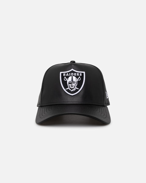 New Era Las Vegas Raiders 'PU Leather' 9FORTY K-Frame Strapback