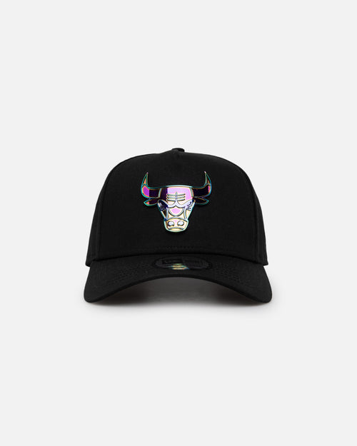 New Era Chicago Bulls 'Metal Badge' 9FORTY K-Frame Snapback Black/Iridescent