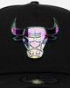 New Era Chicago Bulls 'Metal Badge' 9FORTY K-Frame Snapback Black/Iridescent