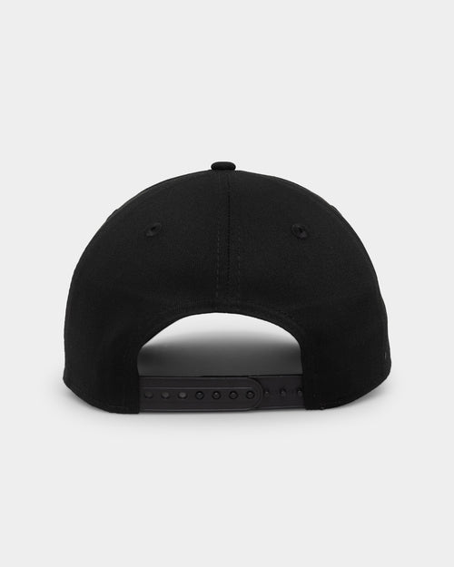 New Era Dolphins 'Black On Black' 9FORTY A-Frame Snapback Black