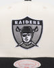 Mitchell & Ness Las Vegas Raiders Go Team Go OG Snapback Vintage Cream