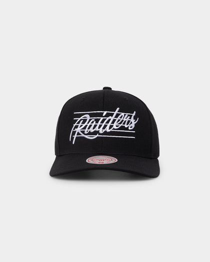 Mitchell & Ness Las Vegas Raiders Team Script OG Snapback Black