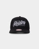 Mitchell & Ness Las Vegas Raiders Team Script OG Snapback Black