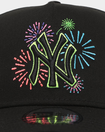 New Era New York Yankees 'New Year's Eve' 9FORTY A-Frame Snapback Black