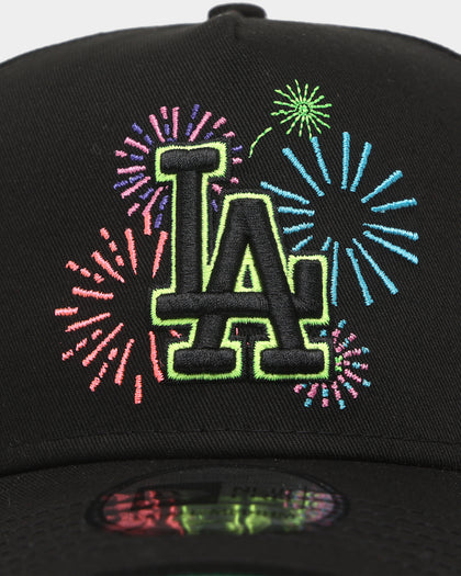 New Era Los Angeles Dodgers 'New Year's Eve' 9FORTY A-Frame Snapback Black