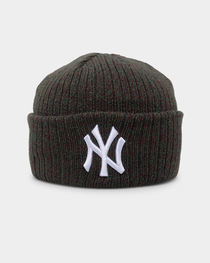 New Era New York Yankees Q223 Knitted Beanie Speckle Black